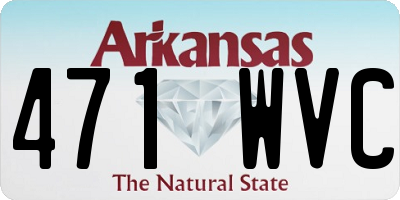 AR license plate 471WVC