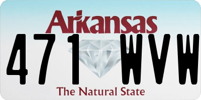 AR license plate 471WVW