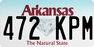 AR license plate 472KPM