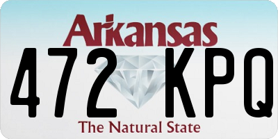 AR license plate 472KPQ