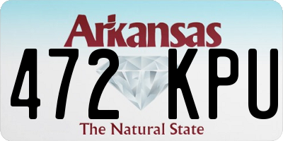 AR license plate 472KPU