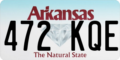 AR license plate 472KQE