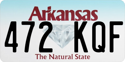 AR license plate 472KQF