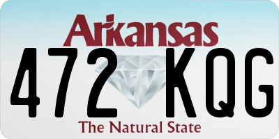 AR license plate 472KQG