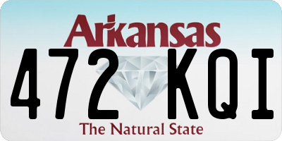 AR license plate 472KQI