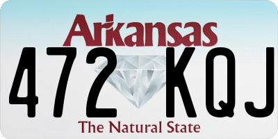 AR license plate 472KQJ