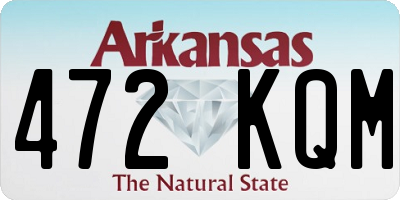 AR license plate 472KQM