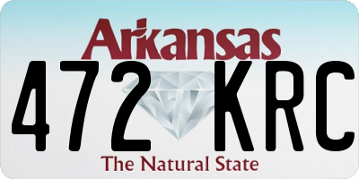 AR license plate 472KRC