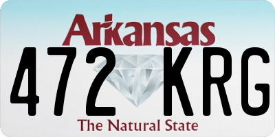 AR license plate 472KRG