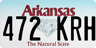 AR license plate 472KRH