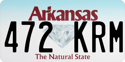 AR license plate 472KRM