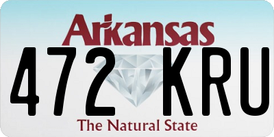 AR license plate 472KRU