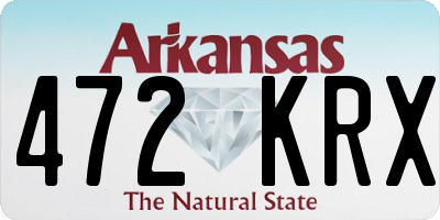 AR license plate 472KRX