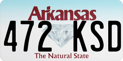 AR license plate 472KSD