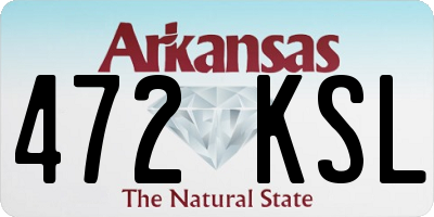 AR license plate 472KSL