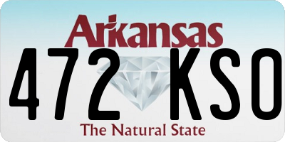 AR license plate 472KSO