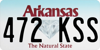 AR license plate 472KSS