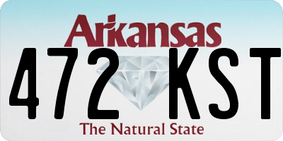 AR license plate 472KST