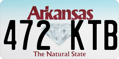 AR license plate 472KTB