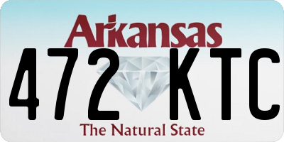 AR license plate 472KTC