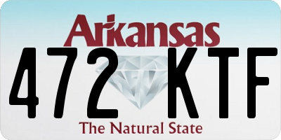 AR license plate 472KTF
