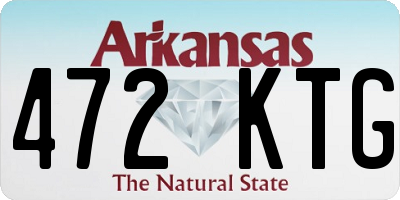 AR license plate 472KTG