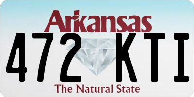 AR license plate 472KTI