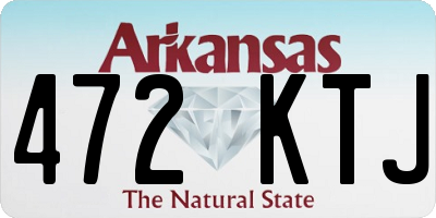 AR license plate 472KTJ