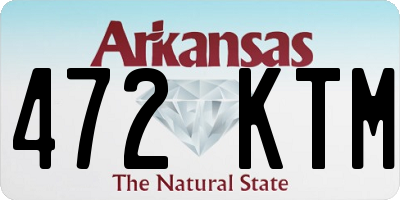 AR license plate 472KTM