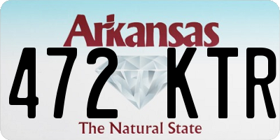 AR license plate 472KTR