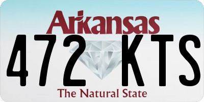 AR license plate 472KTS