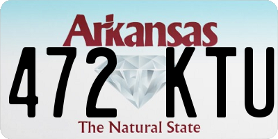 AR license plate 472KTU