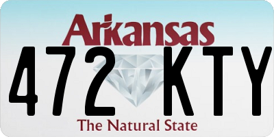 AR license plate 472KTY