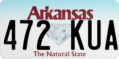 AR license plate 472KUA