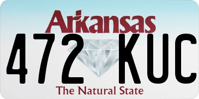 AR license plate 472KUC