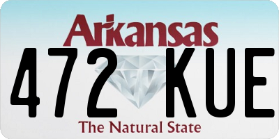 AR license plate 472KUE
