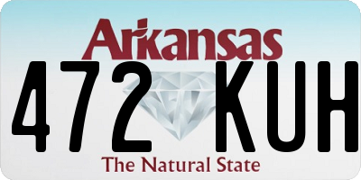 AR license plate 472KUH