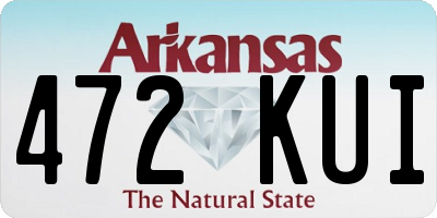 AR license plate 472KUI