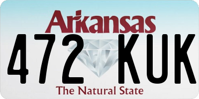 AR license plate 472KUK