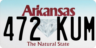 AR license plate 472KUM