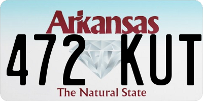 AR license plate 472KUT