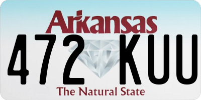 AR license plate 472KUU