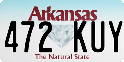 AR license plate 472KUY