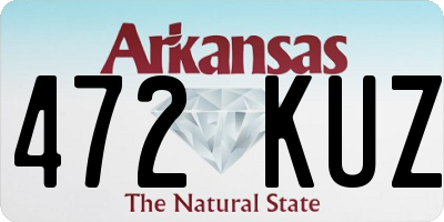 AR license plate 472KUZ
