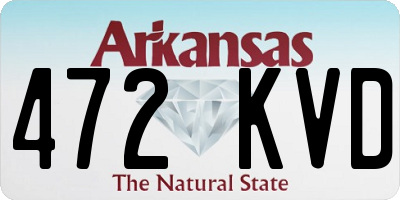 AR license plate 472KVD