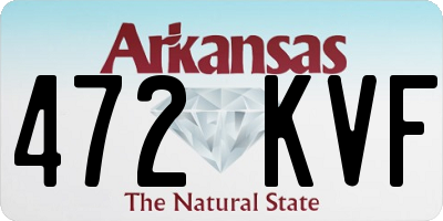 AR license plate 472KVF