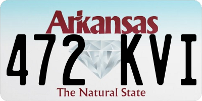 AR license plate 472KVI