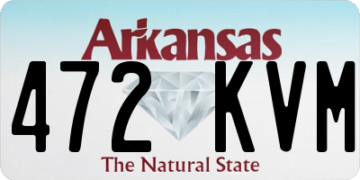 AR license plate 472KVM