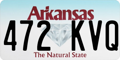 AR license plate 472KVQ