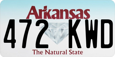 AR license plate 472KWD